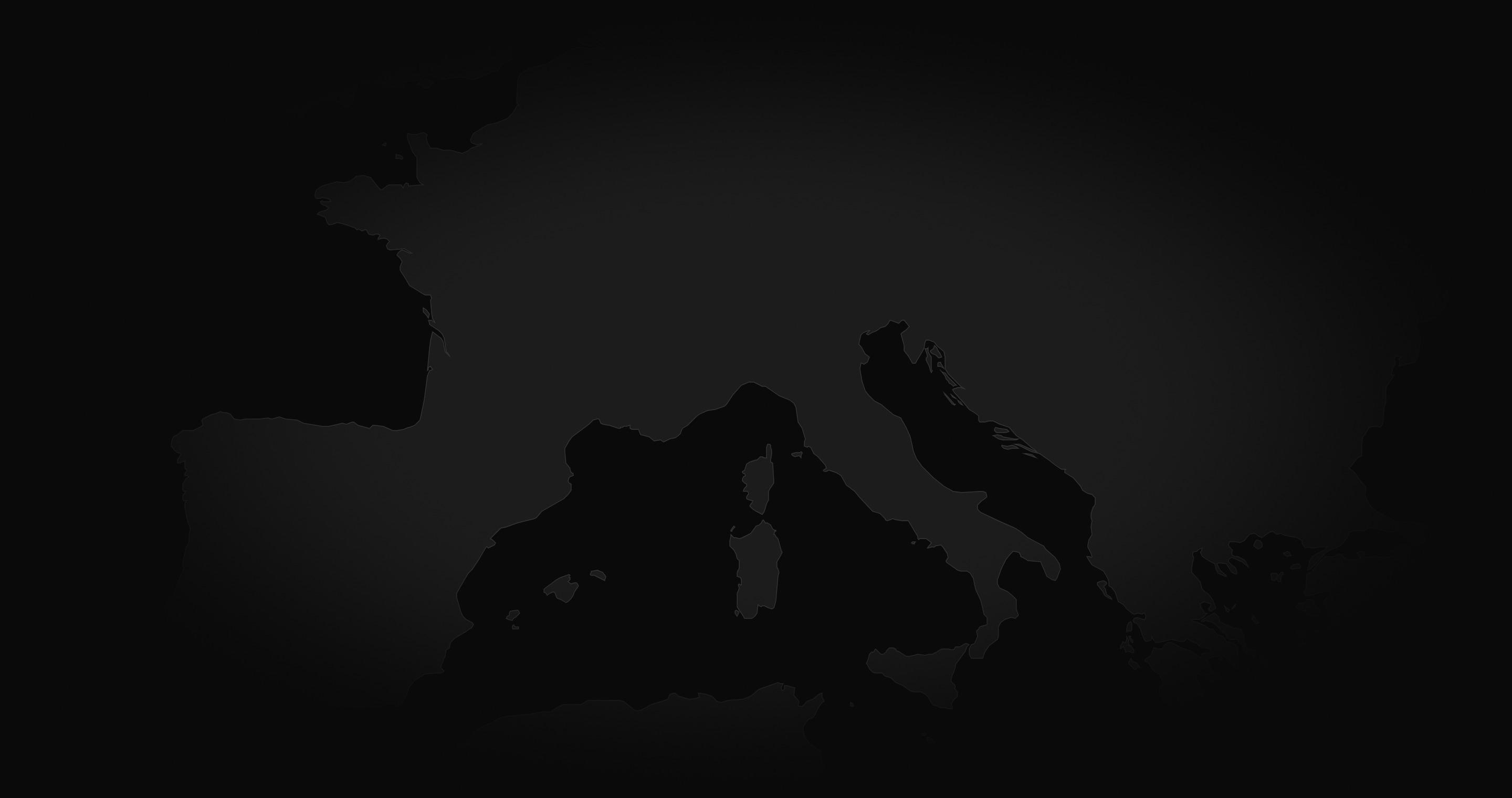 Map of our destinations in Europe